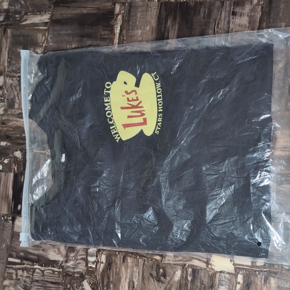 Gilmore Girls Themed LUKE'S Diner ☕ Star's Hollow Dual Sided T-shirt (Small) - Picture 7 of 8